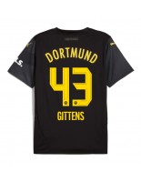 Borussia Dortmund Jamie Bynoe-Gittens #43 Vieraspaita 2024-25 Lyhythihainen